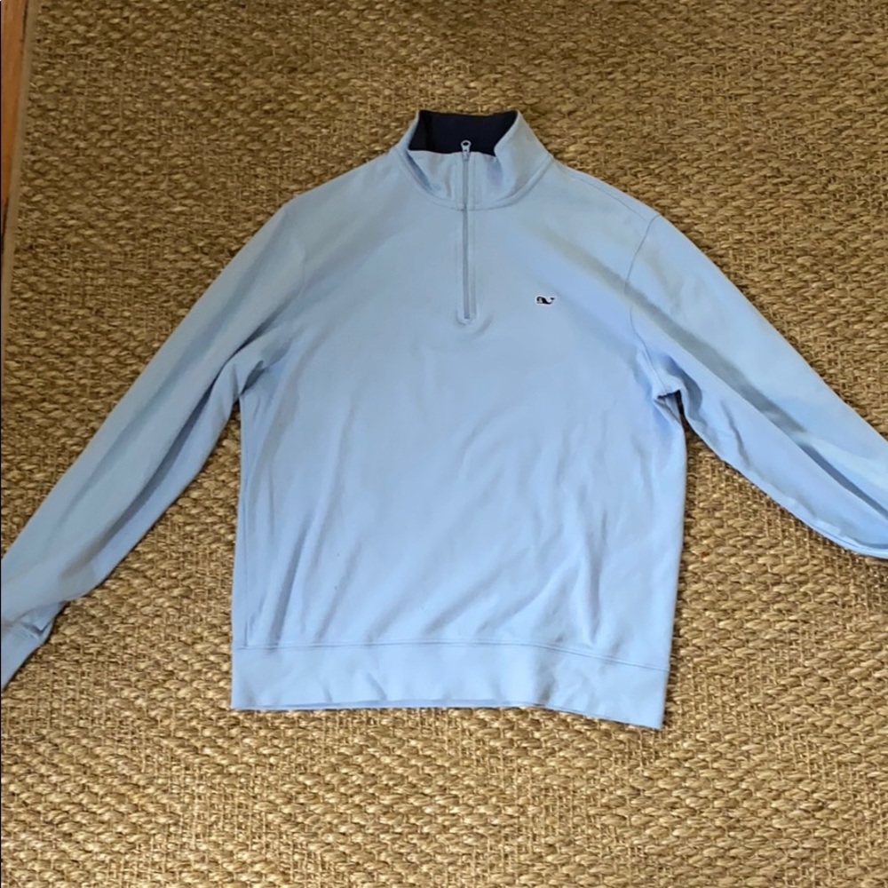 Vineyard Vines blue quarter zip